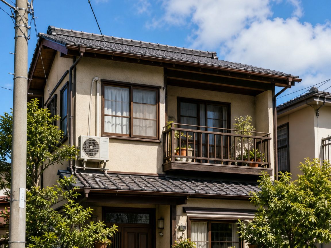 築年数の経った二階建ての実家